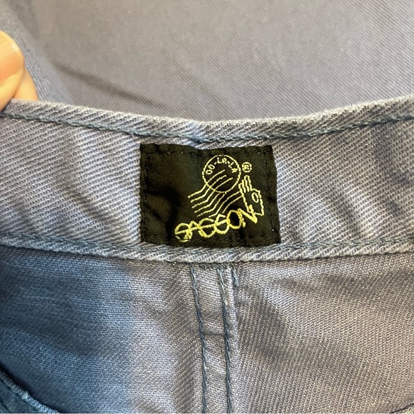 Vintage Sasson Purple Denim Jean Shorts Size Large Color Dad Short 32 Waist - Picture 4 of 6